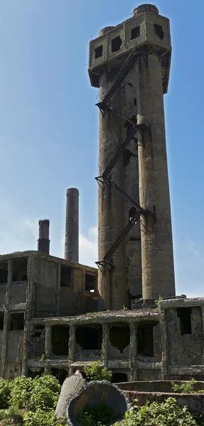 stock image The ruins of the old plant.