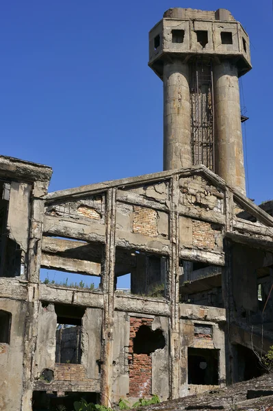 Ruiny starego zakładu. — Zdjęcie stockowe