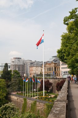 Jardin du luxembourg ve adolf Köprüsü