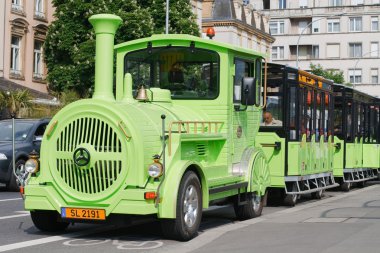 sokaklarda Lüksemburg tren seyahat