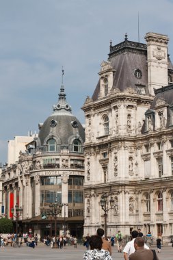 Hotel de Ville. Paris. France clipart