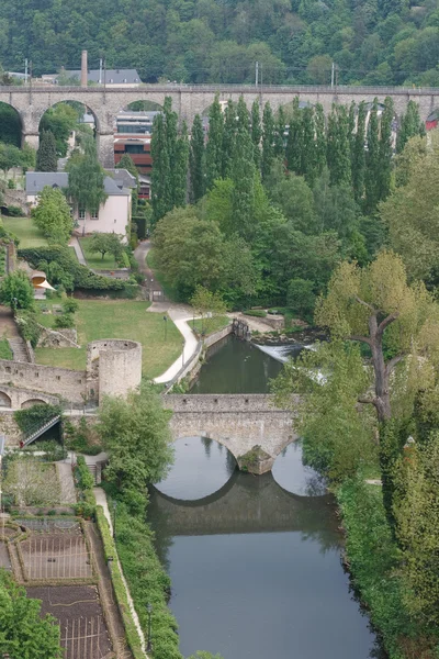 Medeltida bron i Luxemburg — Stockfoto