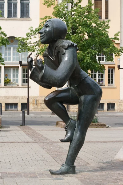 Sculpture. Theatre des Capucines. Luxembourg — Stock Photo, Image