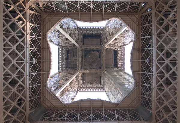 stock image Eiffel Tower. Bottom view. Paris. France