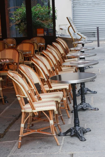 stock image Paris street cafe