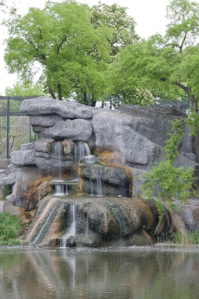 Waterfalls at the Budapest Zoo
