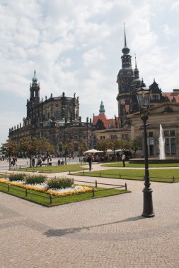 eski Dresden güzel cityscape