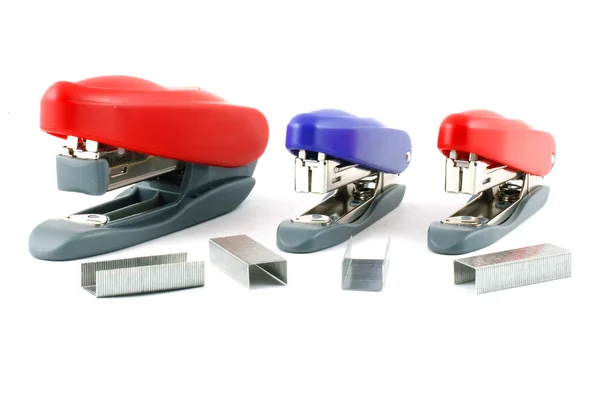 Three color Stapler — Stock Photo, Image