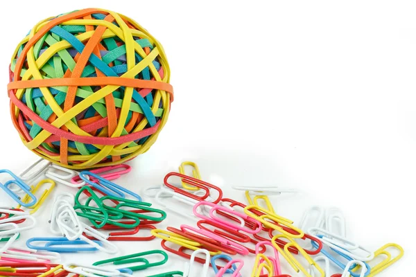 A ball of rubber bands — Stock Photo, Image