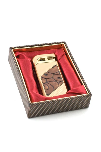 Lighter in a gift box — Stock Photo, Image