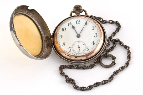 stock image Antique gold pocket watch