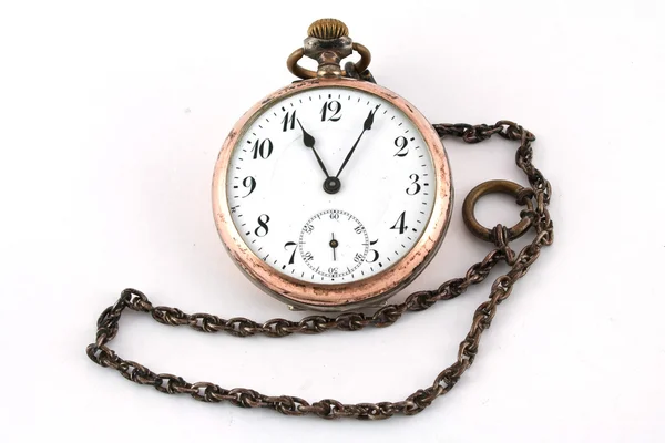 Starožitné zlaté kapesní hodinky — Stock fotografie