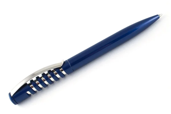 Vackra blå penna — Stockfoto