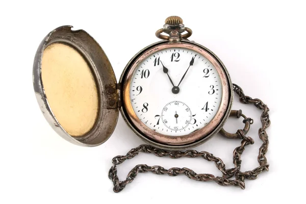 Antique gold pocket watch Royalty Free Stock Images