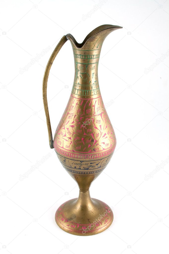 Copper pitcher for oil