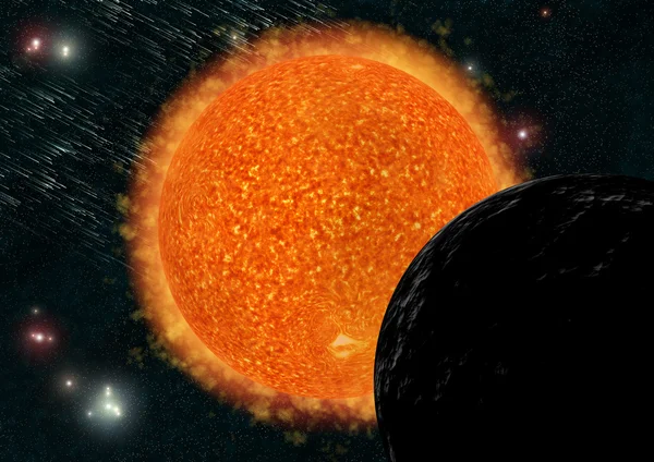 宇宙の太陽 — ストック写真