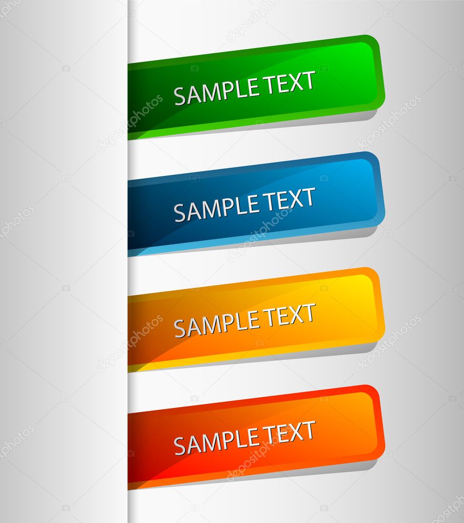 Stickers with text
