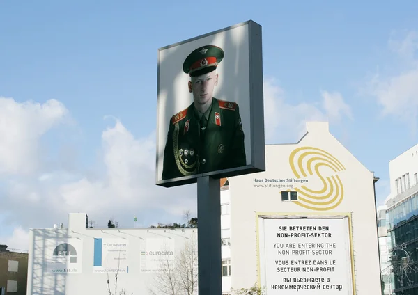 stock image Checkpoint Charlie Berlin