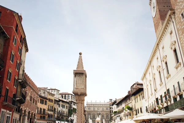 Piazza delle Erbe Verona - Stock-foto