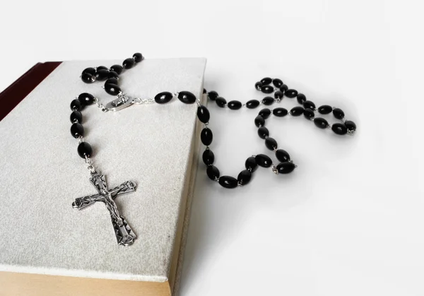 Rosary and bible — Stock Photo, Image