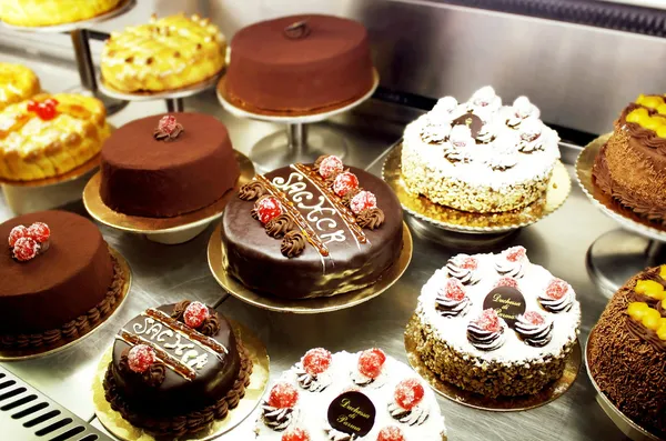 Variedade de bolos — Fotografia de Stock