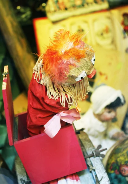 复古玩具小丑 — 图库照片