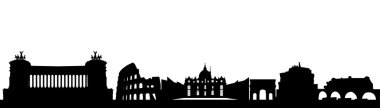 Rome skyline clipart