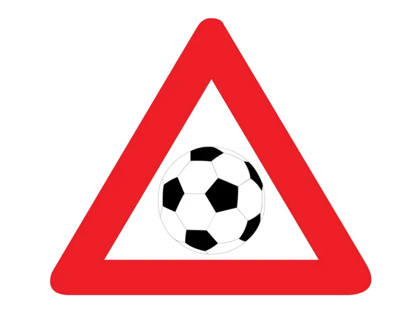 Pas de ballon de foot — Image vectorielle