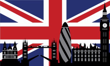 Londra ve İngiliz bayrağı