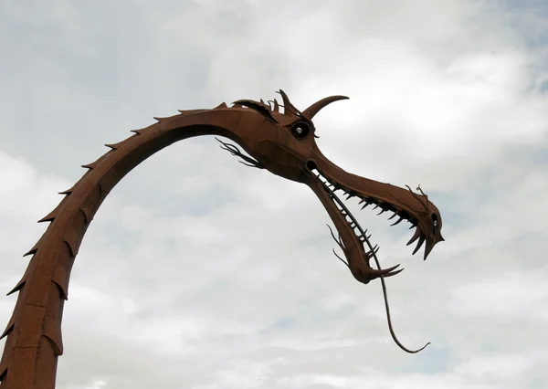 Stock image Metal dragon