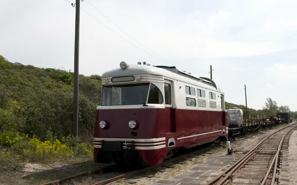 Gammal spårvagn i holland — Stockfoto