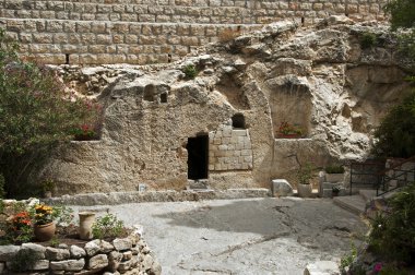 Place of the resurrection of Jesus Christ clipart