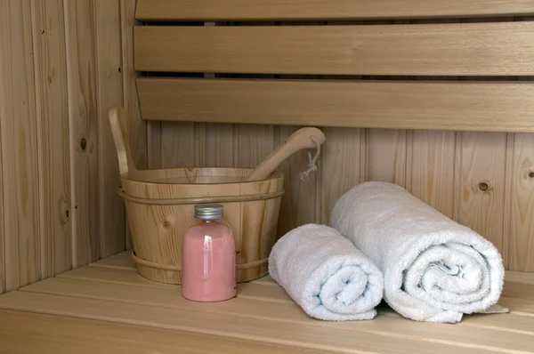 Sauna interior — Stock Photo, Image