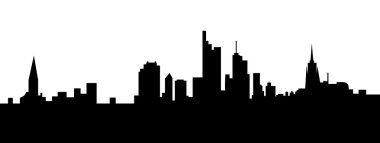 Frankfurt skyline clipart