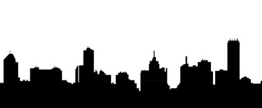 Melbourne skyline clipart