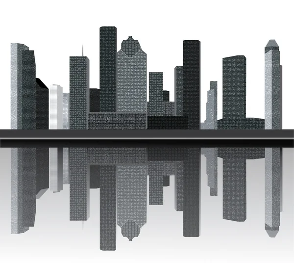 Skyline w Houston — Wektor stockowy