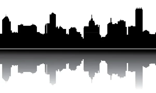 Skyline de Melbourne — Image vectorielle
