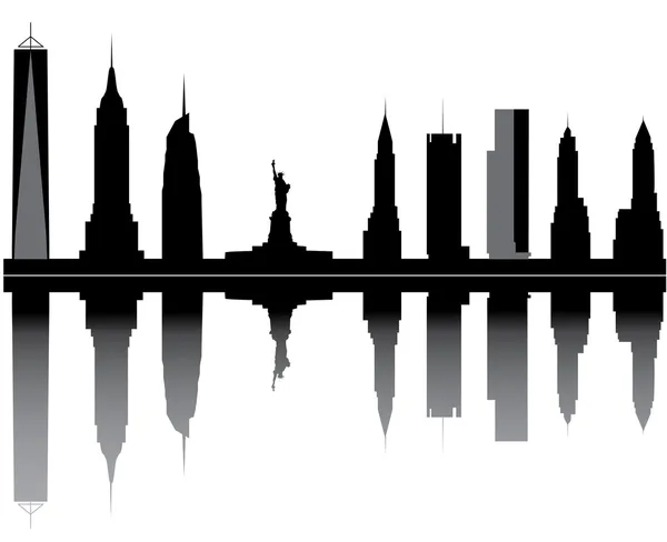 New york skyline — Stock Vector