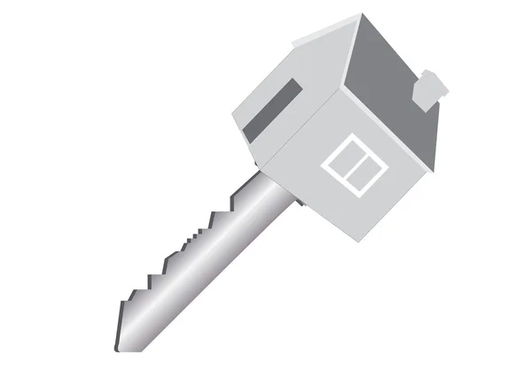 Schlüssel zum Haus — Stockvektor