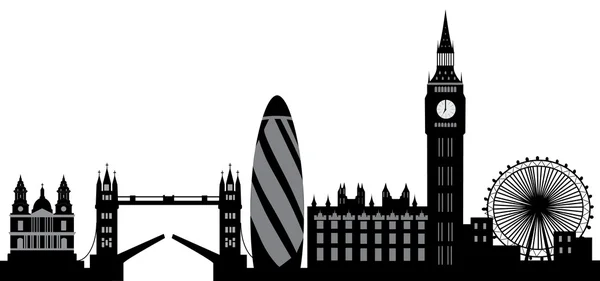 Skyline di Londra — Vettoriale Stock