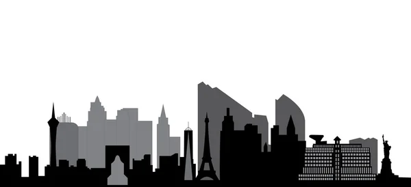 Skyline de Las vegas — Image vectorielle
