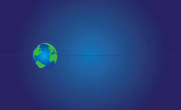 World blue background — Stock Vector