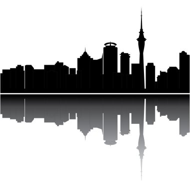 Auckland skyline clipart