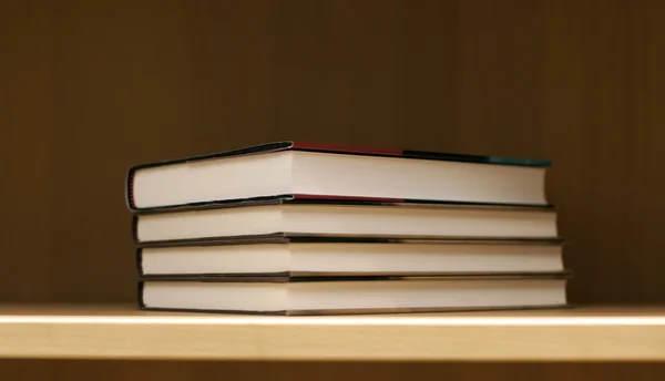 Books on a shelf — Stock Photo, Image