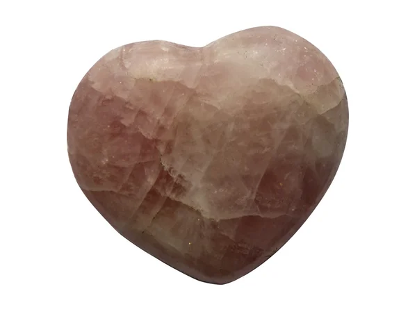 Quarts-szív alakú — Stock Fotó