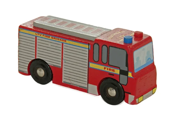 Деревянная пожарная машина — стоковое фото