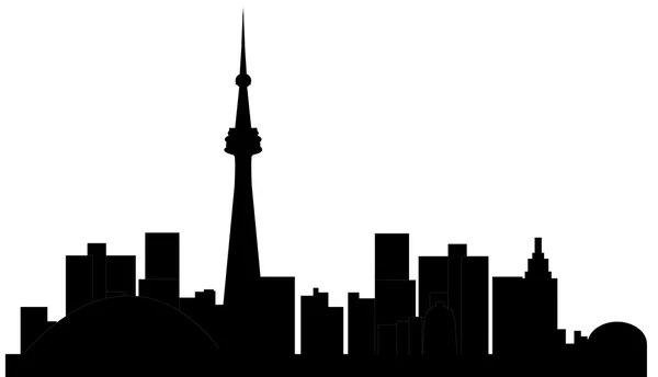 Toronto Canadá skyline — Vetor de Stock