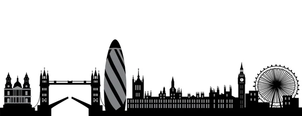 Londons skyline — Stock vektor
