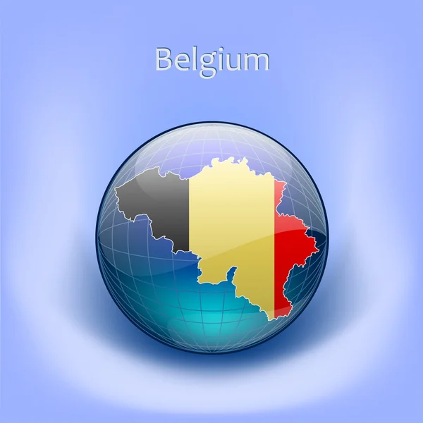 belgium.flag yılında Dünya Haritası