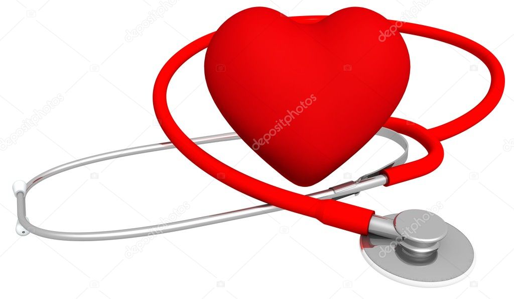 Heart & stethoscope